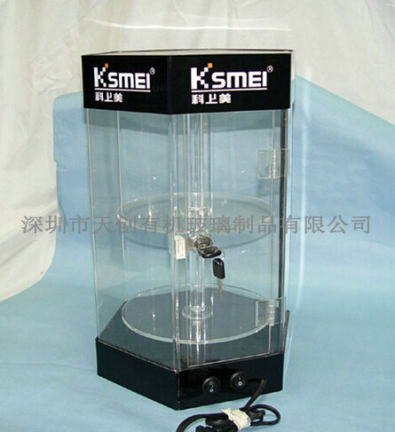 【亞克力旋轉(zhuǎn)展示架】嚴(yán)格的原料配選★先進(jìn)的配方跟進(jìn)現(xiàn)代化的潮流！