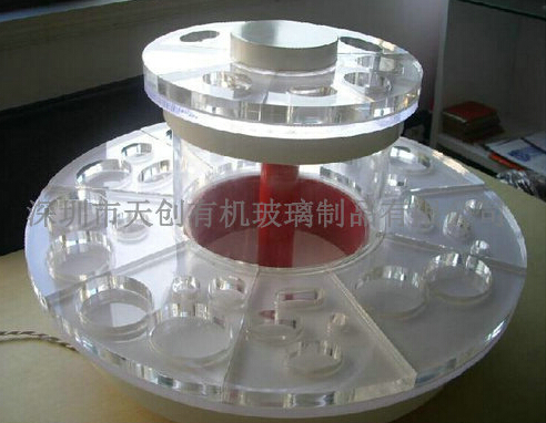 360度展示空間，的展示★有機(jī)玻璃旋轉(zhuǎn)展示架！